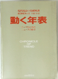 現代用語の基礎知識　1989年版別冊付録　動く年表　CHRONICLE OF TREND
