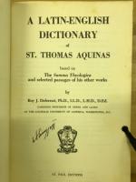 DICTIONARY OF ST. THOMAS AQUINAS