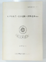 ヒタキ廃寺・打田遺跡・阿形遺跡ほか　1992.3