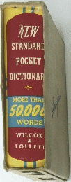 NEW STANDARD POCKET DICTIONARY