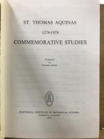St Thomas Aquinas 1274-1974 Commemorative studies