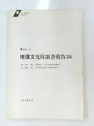 埋蔵文化財調査報告 36