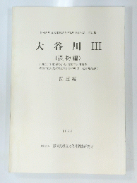 大谷川 III (遺物編)　図版編　1988