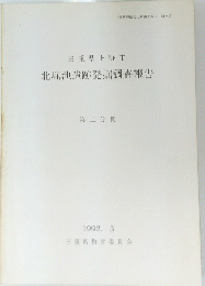 三重県上野市　北堀池遺跡発掘調査報告　第二分冊　1992年3月号
