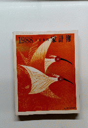 1988日記兼用　家計簿