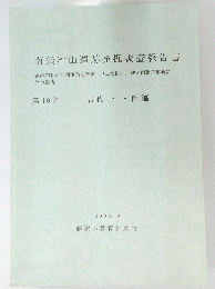 南鍛冶山遺跡発掘調査報告書 藤沢市都市計画事業北部第二 (二地区) 土地区画整理事業に 第10巻 