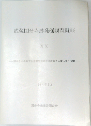 武蔵国分寺跡発掘調査概報-国分寺市公共下水道面整備南部地区19号工事に伴う調査 XX 1994年3月