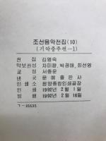 朝鮮音楽年鑑　10