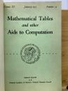 Mathematical Tables and other Aids to Computation