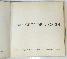 PARK GUELL DE A. GAUDI