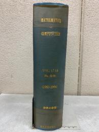 MATHEMATICS COMPUTATION　Vol. 17-18, No. 81-88 　1963‐1964