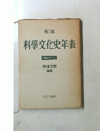 解説　科學文化史年表　1966年增補版