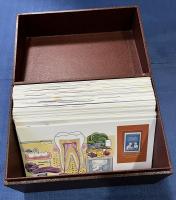 The History of Science and Invention  MINT STANP COLLECTION (
(科学開発に貢献した科学者の未使用切手付カード　日本語説明カード付　100葉）　科学と発明の歴史　未使用切手コレクション