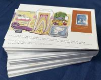 The History of Science and Invention  MINT STANP COLLECTION (
(科学開発に貢献した科学者の未使用切手付カード　日本語説明カード付　100葉）　科学と発明の歴史　未使用切手コレクション