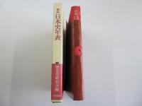 新版　日本史年表