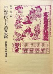 明治時代上方芸界資料