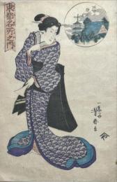 東都名所之内　【浅草の観世寺】