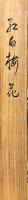 矢野知道人筆　紅白梅花　画幅