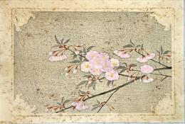 徳力富吉郎木版画　さくら：花尽の内