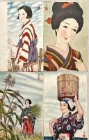 皇軍慰問絵葉書　袋付　7枚