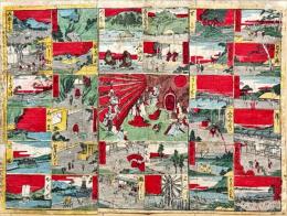 大阪より三十石　伊勢参宮双六（仮題）