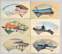 徳力富吉郎木版画　春夏秋冬・四季の京都　揃4帙24枚