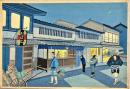 新版画【商店風景】作者不詳