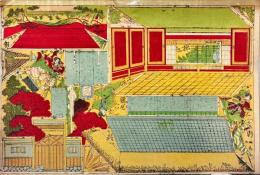 極志ん板切組とうろう鎌倉三代記三浦別れの段