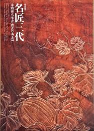 名匠三代 : 木内喜八・半古・省古の木工芸 : 特別陳列