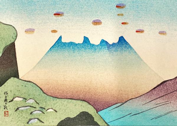 木板阿蘇五景(坂本繁二郎) / 古本、中古本、古書籍の通販は「日本の 木板阿蘇五景(坂本繁二郎) / 古本、中古本、古書籍の通販は「日本の