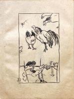 小川芋銭翁草画帖　第一～四輯