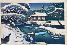 大野麦風木版画 冬景色（仮題） / 古本、中古本、古書籍の通販は「日本