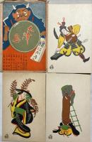 大津絵絵葉書コレクション　18種　113枚