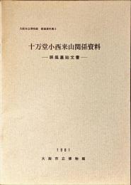 十万堂小西来山関係資料 : 屏風裏貼文書