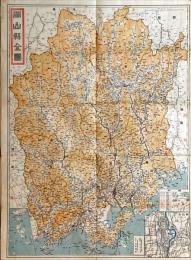 岡山県全図