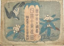 日光十景真図　10枚　木版彩色　袋付