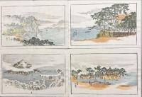 陸前國塩釜松島風景図　12枚　袋付