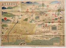 別府温泉及附近名所廻・案内地圖