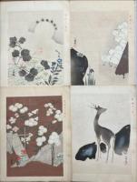 光琳十二図　12枚　木版彩色刷　