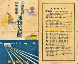 高速地下鉄路面電車運転系統図
