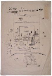 和州西京薬師寺伽藍図