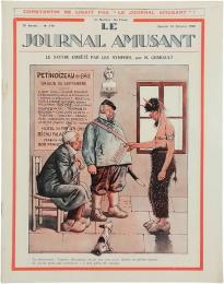 Le Journal Amusant No.179 14 Octobre 1922. Le Satyre Embete par les Nymphes, par H. Gerbault