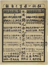 狂俳一週間之角觝