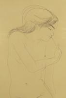 エミリオ・グレコ　銅版画「NUDO」