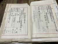 三重県河芸郡豊津村に関する書類綴
