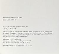 Photographs for the Farm Security Administration 1935-1938