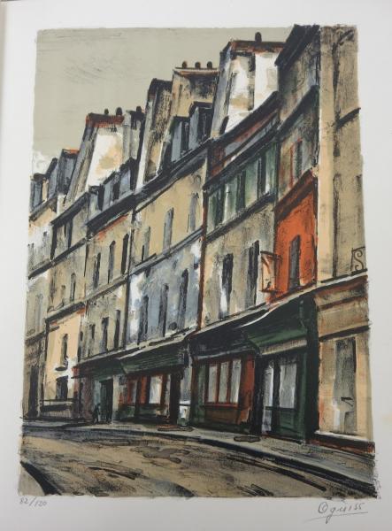 荻須高徳 【ル・ポンヌフ】 リトグラフ 荻須高徳 リトグラフ 付 画集