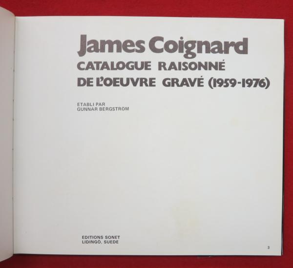 James Coignard ジェームス・コワニャール Marcelin Pleynet