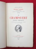 （仏文）『ペトリュス・ボレル全集（1922年）Ⅲ　シャンパヴェール悖徳物語 』[Champavert, Contes immoraux]