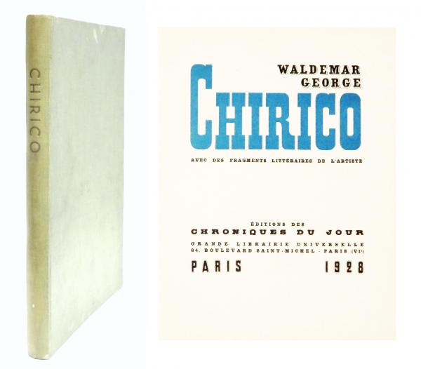 CHIRICO : Avec des Fragments Littéraires de l'artiste CHIRICO : Avec des Fragments Littéraires de l'artiste